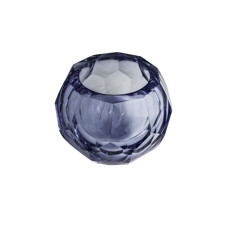 Imagem de VASO DECORATIVO REDONDO EM VIDRO NA COR PÚRPURA 13X15 CM - GRILLO 58677 - Grillo Ltda