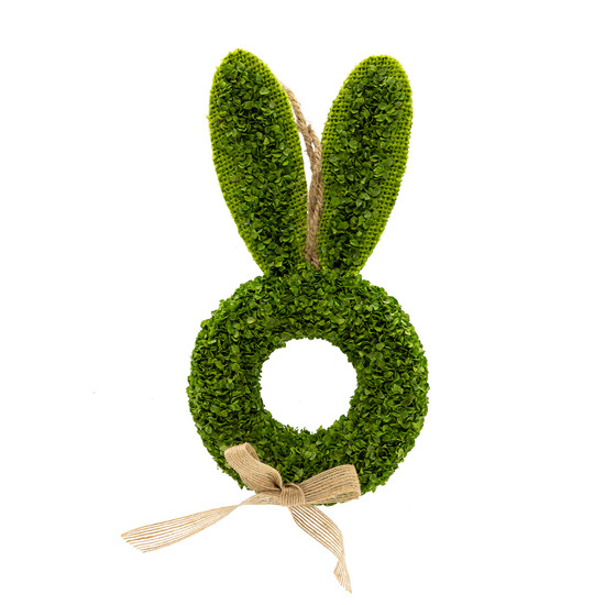 Imagem GUIRLANDA DECORATIVA ORELHA DE COELHO VERDE EM ISOPOR 32X18X4 CM - TOK DA CASA