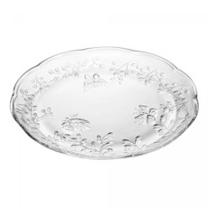 Imagem de PRATO RASO NEW BUTTERFLY EM CRISTAL ECOLÓGICO 2X27X27 CM - LYOR - Coliseu Presentes Ltda