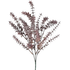 Imagem de BUQUÊ DECORATIVO DE GRAMA COR VINHO EM PLÁSTICO MOLDÁVEL 40X22 CM - GRILLO - Grillo Ltda