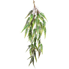Imagem de PENDENTE DECORATIVO DE FOLHAS LAVANDA VERDE EM PLÁSTICO 110X20 CM - GRILLO - Grillo Ltda