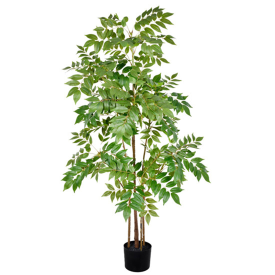 Imagem PLANTA FOLHAS SILVESTRES VERDE EM PLÁSTICO NO POTE EM MELAMINA 144X65CM - GRILLO