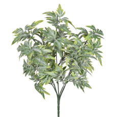Imagem de HASTE DECORATIVA DE MAPPLE VERDE RICO EM FOLHAS EM PLÁSTICO MOLDÁVEL 34X20CM - GRILLO - Grillo Ltda