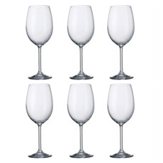 Imagem de JOGO GASTRO DE 6 TAÇAS 350ML EM CRISTAL 22X7X7 CM - BOHEMIA CRYSTAL - Full Fit Industria Importacao E Comercio Ltda.