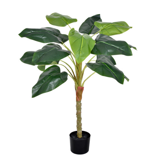 Imagem PLANTA DECORATIVA PHILO FOLHAS VERDES EM PLÁSTICO NO POTE EM MELAMINA - GRILLO