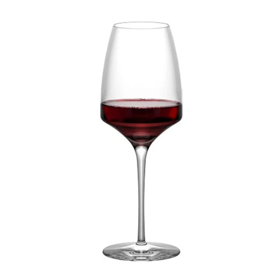 Imagem JOGO DE 6 TAÇAS ELEGANZA PARA VINHO 440ML EM CRISTAL ECOLÓGICO 23X8CM - FRACALANZA