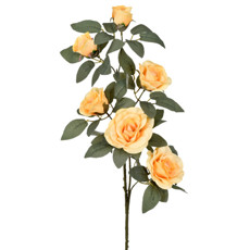 Imagem de HASTE DECORATIVA DE ROSAS EM PLÁSTICO MOLDÁVEL CHAMPAGNE 94X20CM - GRILLO - Grillo Ltda