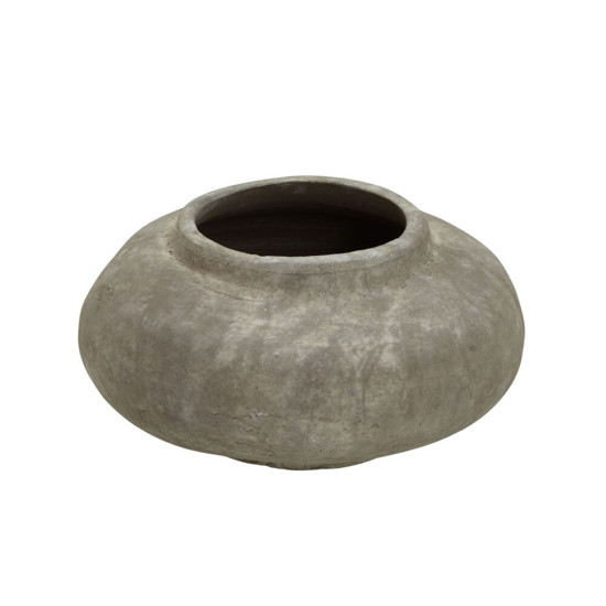Imagem VASO DECORATIVO EM CERÂMICA 14X27X27 CM - MABRUK