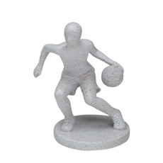 Imagem de ESCULTURA JOGADOR DE BASQUETE EM RESINA 16X12X10 CM - MABRUK - Mabruk Importacao E Comercio Ltda