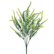 Imagem de BUQUÊ DECORATIVO PERMANENTE DE CATTAIL VERDE EM PLÁSTICO MOLDÁVEL 40X12CM - GRILLO - Grillo Ltda