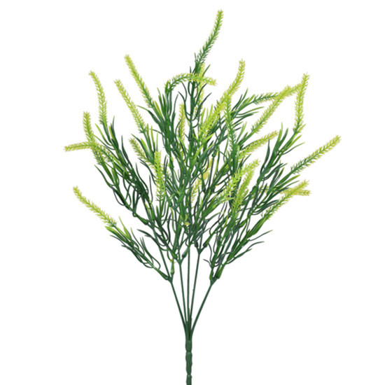 Imagem BUQUÊ DECORATIVO PERMANENTE DE CATTAIL VERDE EM PLÁSTICO MOLDÁVEL 40X12CM - GRILLO