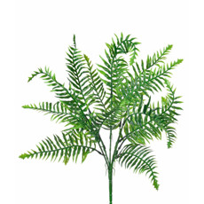 Imagem de BUQUÊ PERMANENTE DECORATIVO DE SAMAMBAIA VERDE EM PLÁSTICO MOLDÁVEL 40X21CM GRILLO - Grillo Ltda