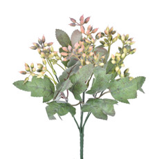Imagem de BUQUÊ PERMANENTE DE BERRIES AMARELO VERDE EM PLÁSTICO MOLDÁVEL 37X25CM - GRILLO - Grillo Ltda