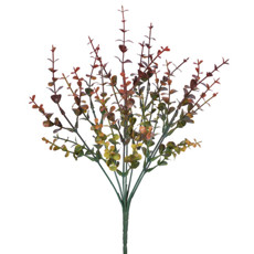 Imagem de BUQUÊ DECORATIVO DE EUCALIPTO OUTONO EM PLÁSTICO MOLDÁVEL 35X8CM - GRILLO - Grillo Ltda