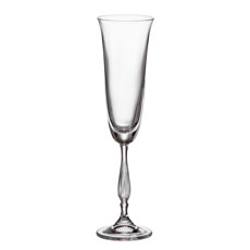 Imagem de TAÇA FREGATA 190ML  PARA CHAMPANHE EM CRISTAL 25X7CM - CRYSTAL BOHEMIA - Dayhome Comercial Ltda