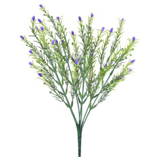 Imagem de BUQUÊ DECORATIVO DE MINI FRUTAS LAVANDA EM PLÁSTICO MOLDÁVEL 35X10CM - GRILLO - Grillo Ltda