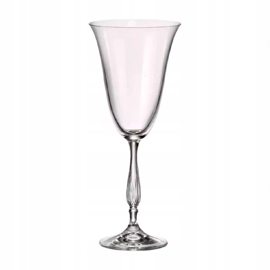 Imagem TAÇA FREGATA 250ML PARA VINHO TINTO EM CRISTAL 22X10CM - CRYSTAL BOHEMIA