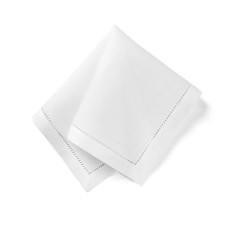 Imagem de CONJUNTO 4 GUARDANAPOS DESIREE  BRANCO EM POLIÉSTER 45X45CM - COPA&CIA - Copa Industrial Ltda
