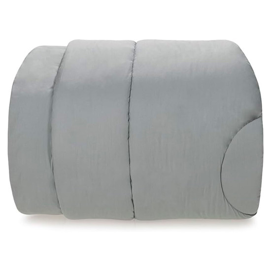 Imagem ADREDOM CASAL 200 FIOS EM ALGODÃO COR CINZA MINERAL 220X250CM - KARSTEN