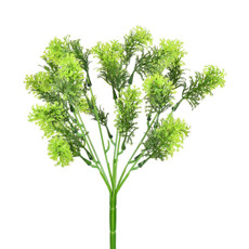 Imagem de BUQUÊ DECORATIVO DE ALGAS VERDES EM PLÁSTICO MOLDÁVEL 34X12CM - GRILLO - Grillo Ltda