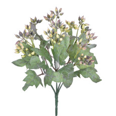 Imagem de BUQUÊ PERMANENTE DE BERRIES LAVANDA VERDE EM PLÁSTICO MOLDÁVEL 37X25CM - GRILLO - Grillo Ltda