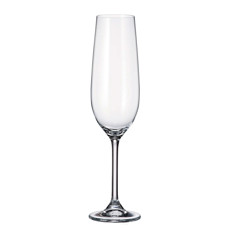 Imagem de CONJUNTO CREX 6 TAÇAS PARA CHAMPANHE 270ML EM CRISTAL 25X7X7CM - WOLFF - Rojemac Impotacao E Exportacao Ltda