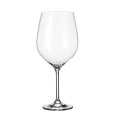 Imagem de CONJUNTO CREX 6 TAÇAS PARA VINHO TINTO 740ML EM CRISTAL 25X11X11CM - WOLFF - Rojemac Impotacao E Exportacao Ltda