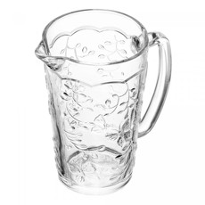 Imagem de JARRA NEW BUTTERFLY 750ML EM VIDRO 17X15X10CM - LYOR - Coliseu Presentes Ltda