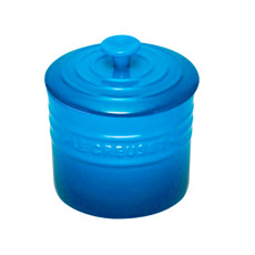 Imagem de PORTA CONDIMENTOS 800ML AZUL CARIBE EM CERÂMICA 14,3X8,6X8,6CM - LE CREUSET - Le Creuset Do Brasil 