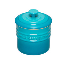 Imagem de PORTA CONDIMENTOS 800ML AZUL CARIBE EM CERÂMICA 14,3X8,6X8,6CM - LE CREUSET - Le Creuset Do Brasil 