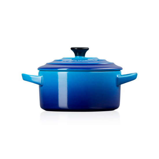 Imagem MINI COCOTTE 250ML AZURE BLUE EM CERÂMICA 8,1X13,8X10,6CM - LE CREUSET