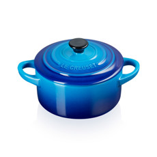Imagem de MINI COCOTTE 250ML AZURE BLUE EM CERÂMICA 8,1X13,8X10,6CM - LE CREUSET - Le Creuset Do Brasil 