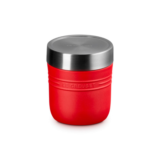 Imagem POTE TÉRMICO 500ML OTG VERMELHO EM AÇO INOX 12,4X10,7X10,7CM - LE CREUSET
