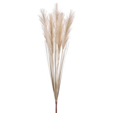 Imagem de HASTE DECORATIVA DE PAMPAS CAFÉ EM PLÁSTICO MOLDÁVEL 105X25CM - GRILLO - Grillo Ltda
