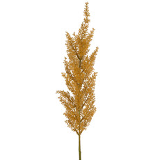 Imagem de HASTE DECORATIVA DE PAMPAS FLOCADO CAFÉ EM PLÁSTICO MOLDÁVEL 71X6CM - GRILLLO - Grillo Ltda