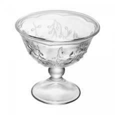 Imagem de TAÇA PARA SOBREMESA NEW BUTTERFLY 225ML EM VIDRO 9,5X10X10CM - LYOR - Coliseu Presentes Ltda