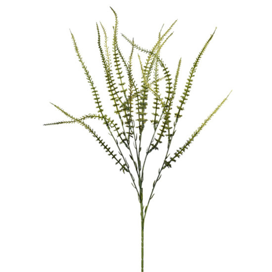 Imagem HASTE PENDENTE DECORATIVA DE CATTAIL VERDE EM PLÁSTICO MOLDÁVEL 70X13CM - GRILLO