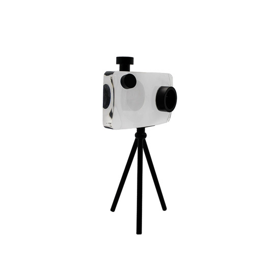 Imagem MÁQUINA FOTOGRÁFICA DECORATIVA EM ACRÍLIO COM TRIPÉ 26X14X9CM - ENTRECASA