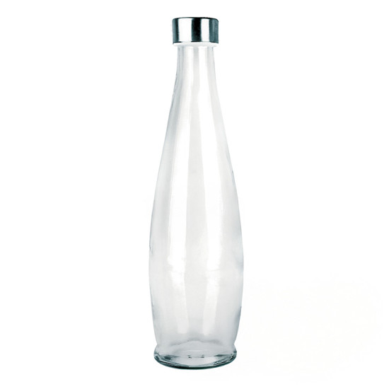 Imagem GARRAFA DE VIDRO 1L ACQUA 32,5X8X8CM - TUUT