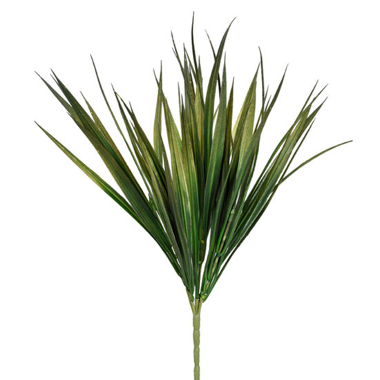 Imagem BUQUÊ DECORATIVO DE GRAMA VERDE EM PLÁSTICO MOLDÁVEL 39X12CM - GRILLO