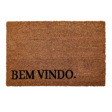 Imagem de CAPACHO BEM VINDO ANTIDERRAPANTE DE FIBRA DE CÔCO E BORRACHA 40X60CM - TUUT - Yangzi Brasil Corporation S A 