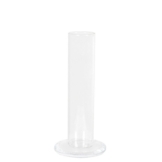 Imagem VASO DECORATIVO EM FORMATO CILÍNDRICO EM VIDRO 16X3,5CM - GRILLO