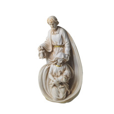 Imagem de ESCULTURA DECORATIVA EM RESINA SAGRADA FAMÍLIA 32X18X14 CM - GRILLO 59100 - Grillo Ltda