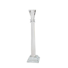 Imagem de CASTIÇAL EM VIDRO COR TRANSPARENTE 9X5,5X39CM - GRILLO 58710 - Grillo Ltda