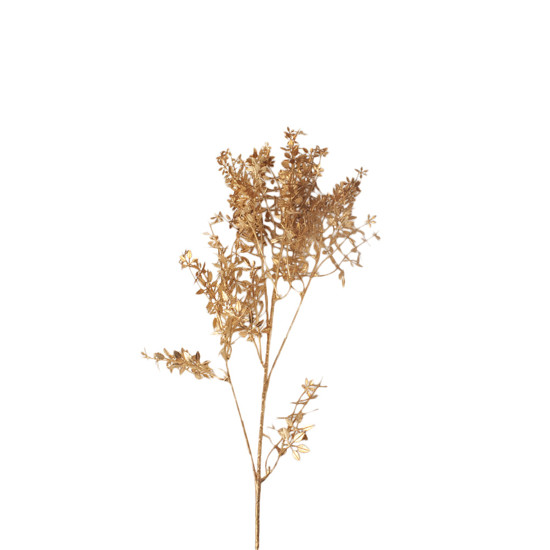 Imagem HASTE DECORATIVA DE NATAL COR DOURADO DE PLÁSTICO 95CM - DINATALE IMPORT