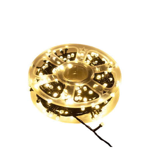 Imagem PISCA PISCA COM 240 LEDS COR LUZ QUENTE MOVIDO A ENERGIA 8 FUNÇÕES 50 METROS - GRILLO 58864