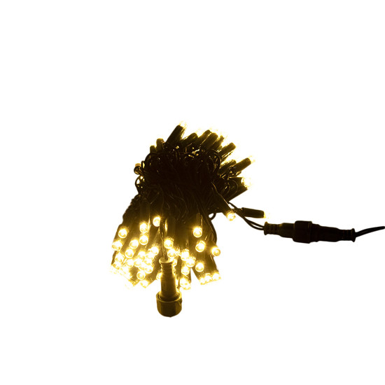 Imagem PISCA PISCA FIO VERDE 10 METROS 100 LEDS LUZ QUENTE 220V 