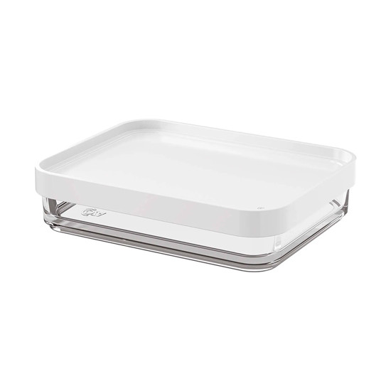 Imagem POTE CLEAR UNO COM TAMPA 280ML EM POLIESTIRENO 3,5X16,5X13CM - COZA