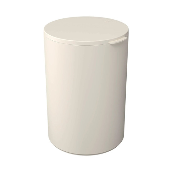 Imagem LIXEIRA SENERENE 5L COM TAMPA EM POLIPROPILENO LIGHT GRAY 25X20X18CM - COZA