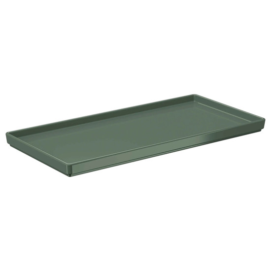 Imagem BANDEJA PARA BANHEIRO FLORA VERDE AMAZON 1,5X27X13CM - COZA